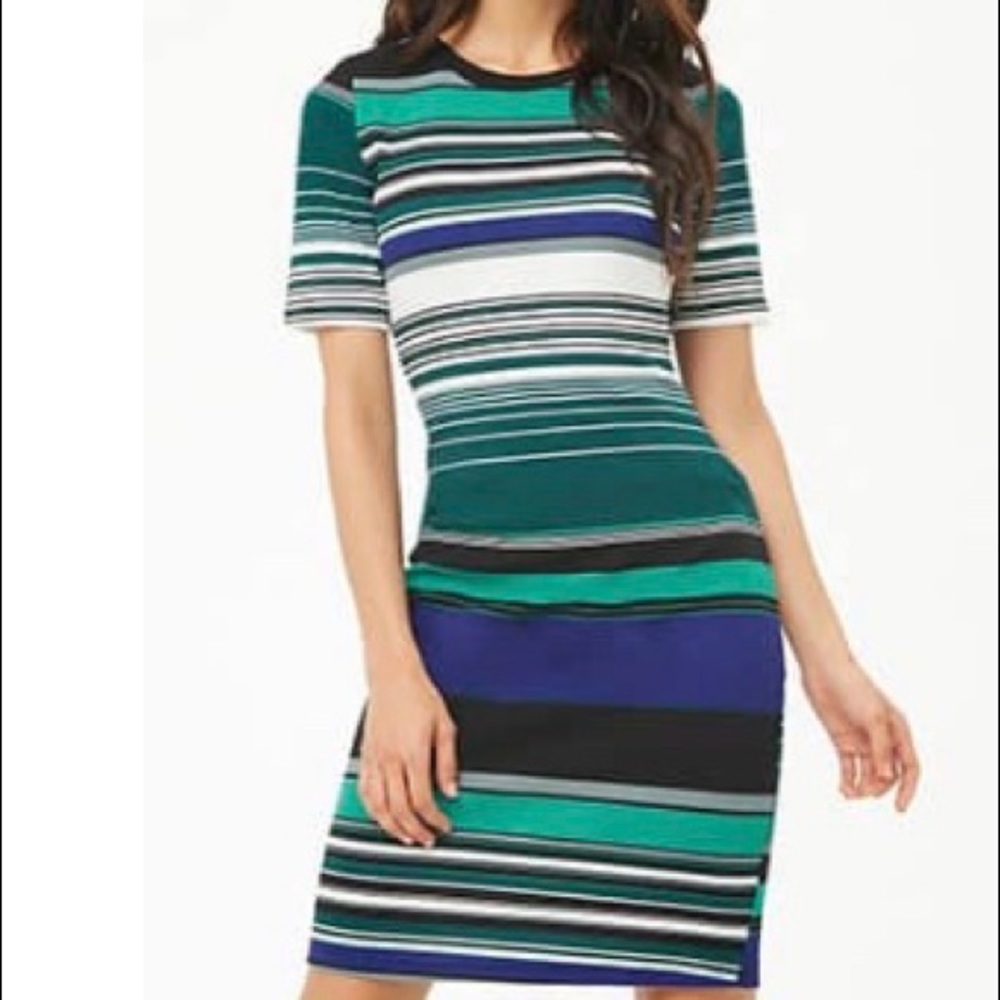 Striped Bodycon Dress